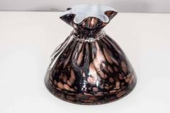 Black and Bronze Murano Glass Vase - 3121267