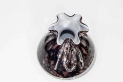 Black and Bronze Murano Glass Vase - 3121268