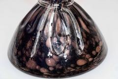 Black and Bronze Murano Glass Vase - 3121270