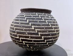 Black and white geometric basket - 2916483