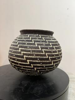 Black and white geometric basket - 2916484