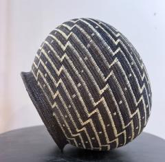 Black and white geometric basket - 2916486