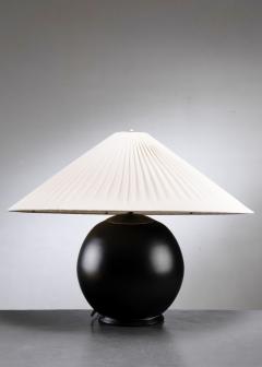 Black glass table lamp - 4654260