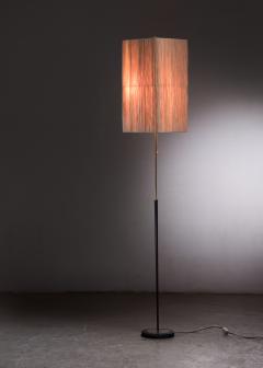 Black lacquered metal floor lamp Austria - 2989457