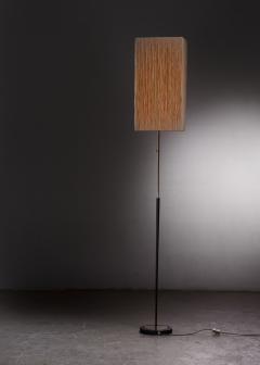 Black lacquered metal floor lamp Austria - 2989458