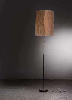 Black lacquered metal floor lamp Austria - 2989460