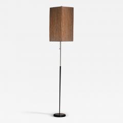Black lacquered metal floor lamp Austria - 2991147