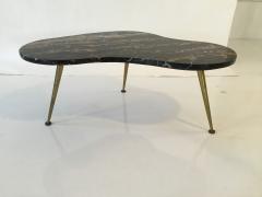 Black marble top coffee table - 669816