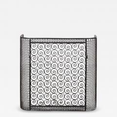 Blacksmith Made Wrought Iron Firescreen - 4440552