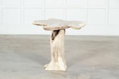 Bleached English Teak Root Side Table - 3139016