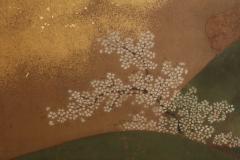 Blooming Plum and Cherry Trees along Stream ca 1800 - 4696380