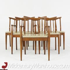 Blowing Rock Mid Century Walnut Dining Chairs Set of 6 - 2568912
