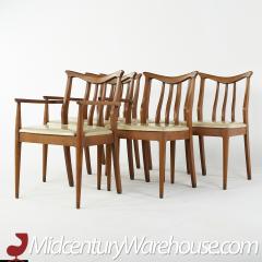 Blowing Rock Mid Century Walnut Dining Chairs Set of 6 - 2568913
