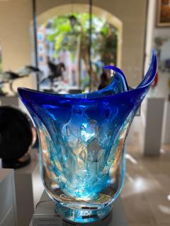 Blue 1 of 1 Murano Glass Vase by Schiavon - 2110626