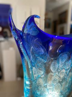 Blue 1 of 1 Murano Glass Vase by Schiavon - 2110627