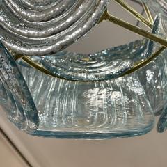 Blue Art Deco Ceiling Lamp - 3887063