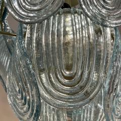 Blue Art Deco Ceiling Lamp - 3887071