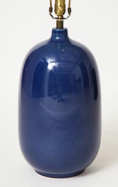 Blue Ceramic Lotte Gunnar Bostlund Lamp - 1518915