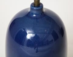 Blue Ceramic Lotte Gunnar Bostlund Lamp - 1518917