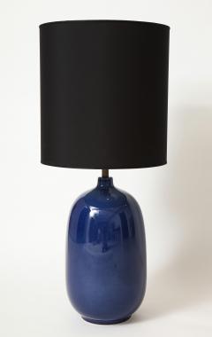 Blue Ceramic Lotte Gunnar Bostlund Lamp - 1518931