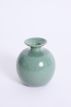 Blue Ceramic Vase by Muguette Rivillon b 1933  - 4527371