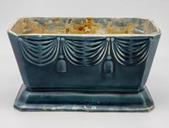 Blue Enamel Cast Iron Cachepot - 2041444