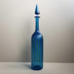 Blue Green Venini Carafe Italy 1979 - 4427431