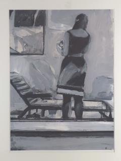 Blue Lady Engraving Kim Frohsin U S A 1998 - 4119320