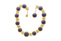 Blue Lapis Reviere Necklace in 14k 18K Gold - 3504921