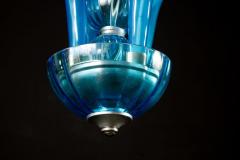 Blue Murano Glass Chandelier Italy 1990 - 3063347