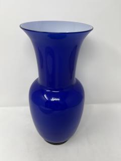 Blue Opalino Vase by Venini - 3946654