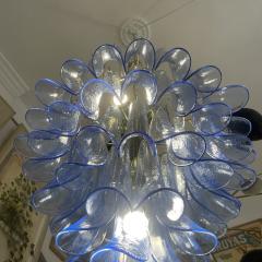 Blue Petals Ceiling Lamp - 3887107