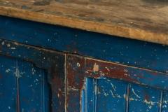 Blue Primitive Folk Art Dressoir France 19th Century - 3934191