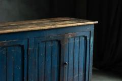 Blue Primitive Folk Art Dressoir France 19th Century - 3934194