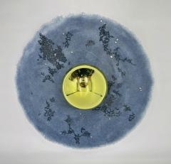 Blue Resin Brass Ceiling Light by Luca for Fermaluce Italy 2022 - 4723126