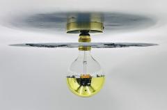 Blue Resin Brass Ceiling Light by Luca for Fermaluce Italy 2022 - 4723129