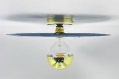 Blue Resin Brass Ceiling Light by Luca for Fermaluce Italy 2022 - 4723134