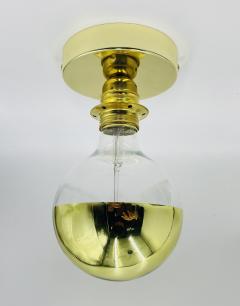 Blue Resin Brass Ceiling Light by Luca for Fermaluce Italy 2022 - 4723135