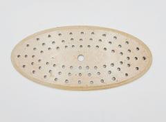 Blue White Chinese Export Oval Tray Strainer circa 1900 - 4360689