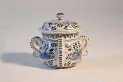 Blue White Delft Posset Pot with Lid - 4455003