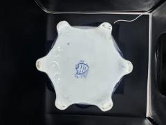 Blue White Tureen Platter India Temple Pattern - 3909951