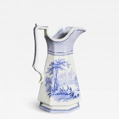 Blue and White Ivanhoe Ironstone Jug - 2393344
