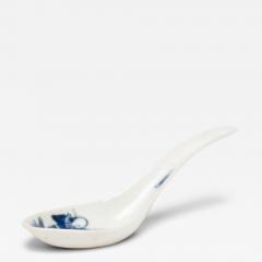Blue and White Porcelain Spoon - 4173767