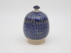 Blue and white Lidded Jar - 2188558