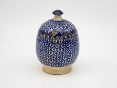 Blue and white Lidded Jar - 2188559