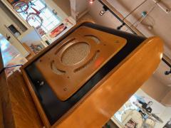 Bluetooth Speaker in Vintage Art Deco Cabinet Restored - 1601151