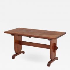 Bo Fj stad Scandinavian Dining Table in Pine by Bo Fjaestad 1930s - 1620939