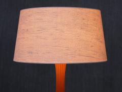 Bo R man Pair of Bo R man Table Lamps in Oak and Brass Model E1141 ASEA Sweden 1950s - 4469040