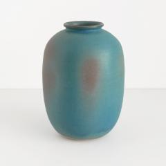 Bo Scullman BO SCULLMAN VASE IN MUTED TURQUOISE AND VIOLET - 1631551