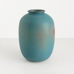 Bo Scullman BO SCULLMAN VASE IN MUTED TURQUOISE AND VIOLET - 1631553